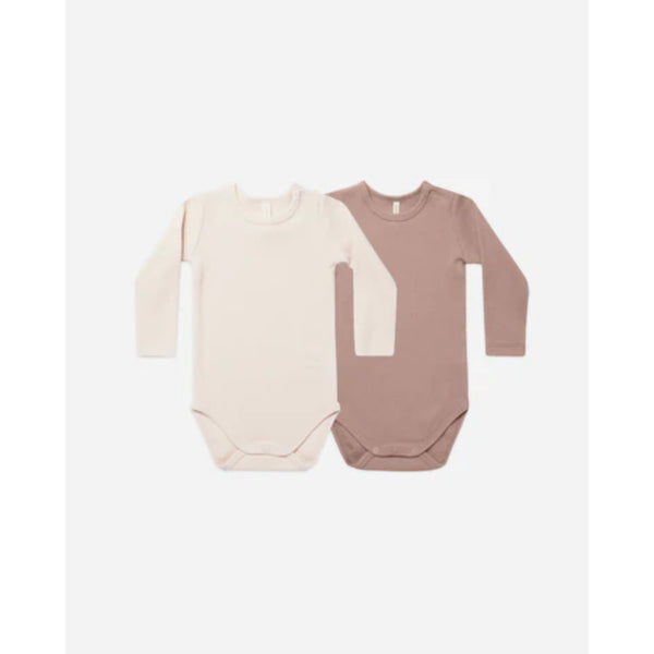 Quincy Mae Waffle Bodysuit - 2 Pack