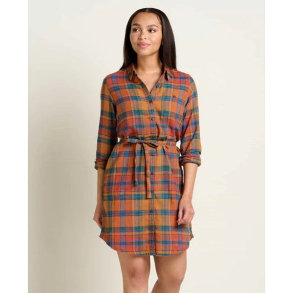Toad & Co Women’s Re-Form Flannel Shirt Dress